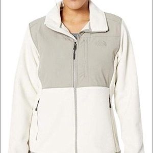 The North Face Denali White Zip-Up Fleece